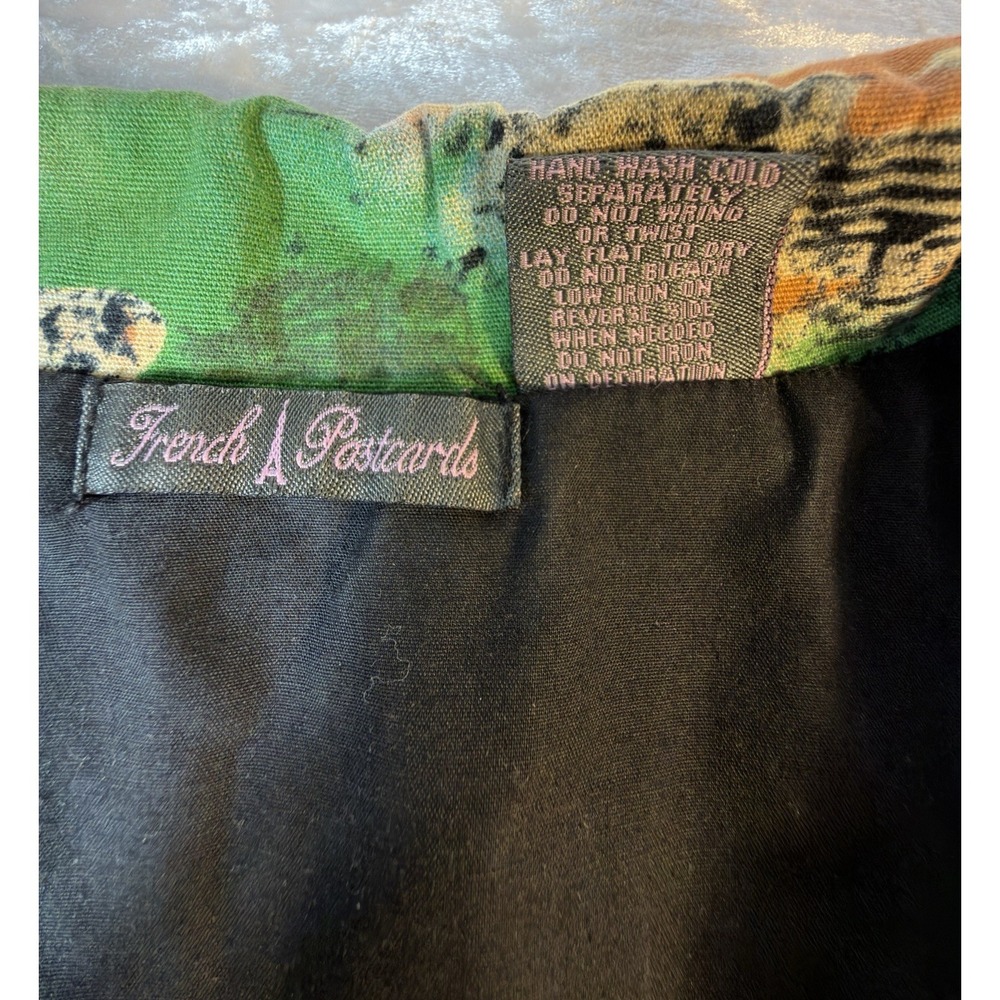 Trudi A Postcards Italy Print Blazer Jacket Womens L‎ Art To Wear Roma Venezia - Picture 5 of 13